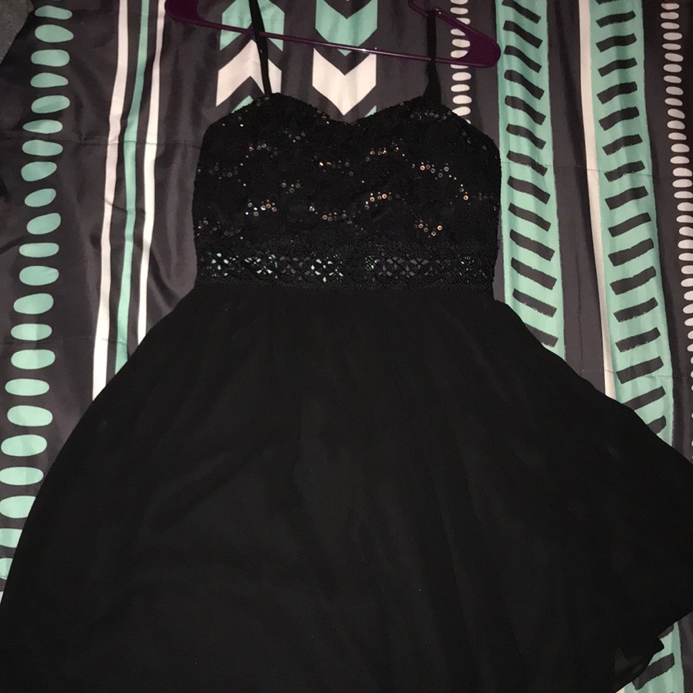 black dress